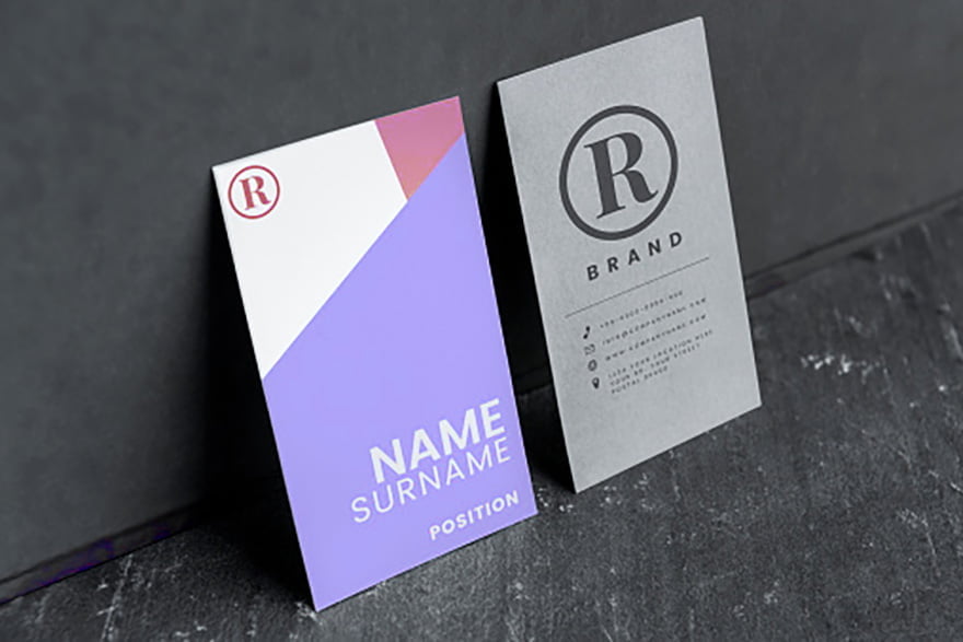 business card: business card sumple